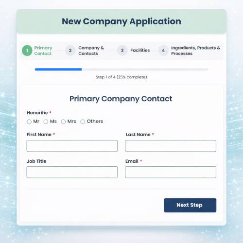 Access Kosher application form